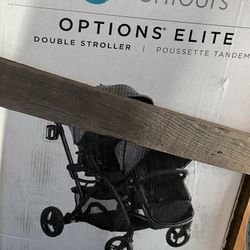 **NEW DOUBLE Stroller - Contour Option Elite