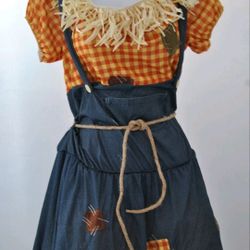 Woman's Costume Scarecrow Size M