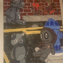 “Voodoo Dolls IRL” 48x36 Oil On Canvas 
