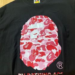 Pink Camo Black Bape Shirt 