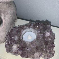 Amethyst Tea Light Holder