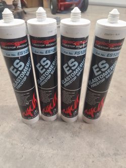 BRAND NEWFIRE  CAULK LARGE TUBES BLUE