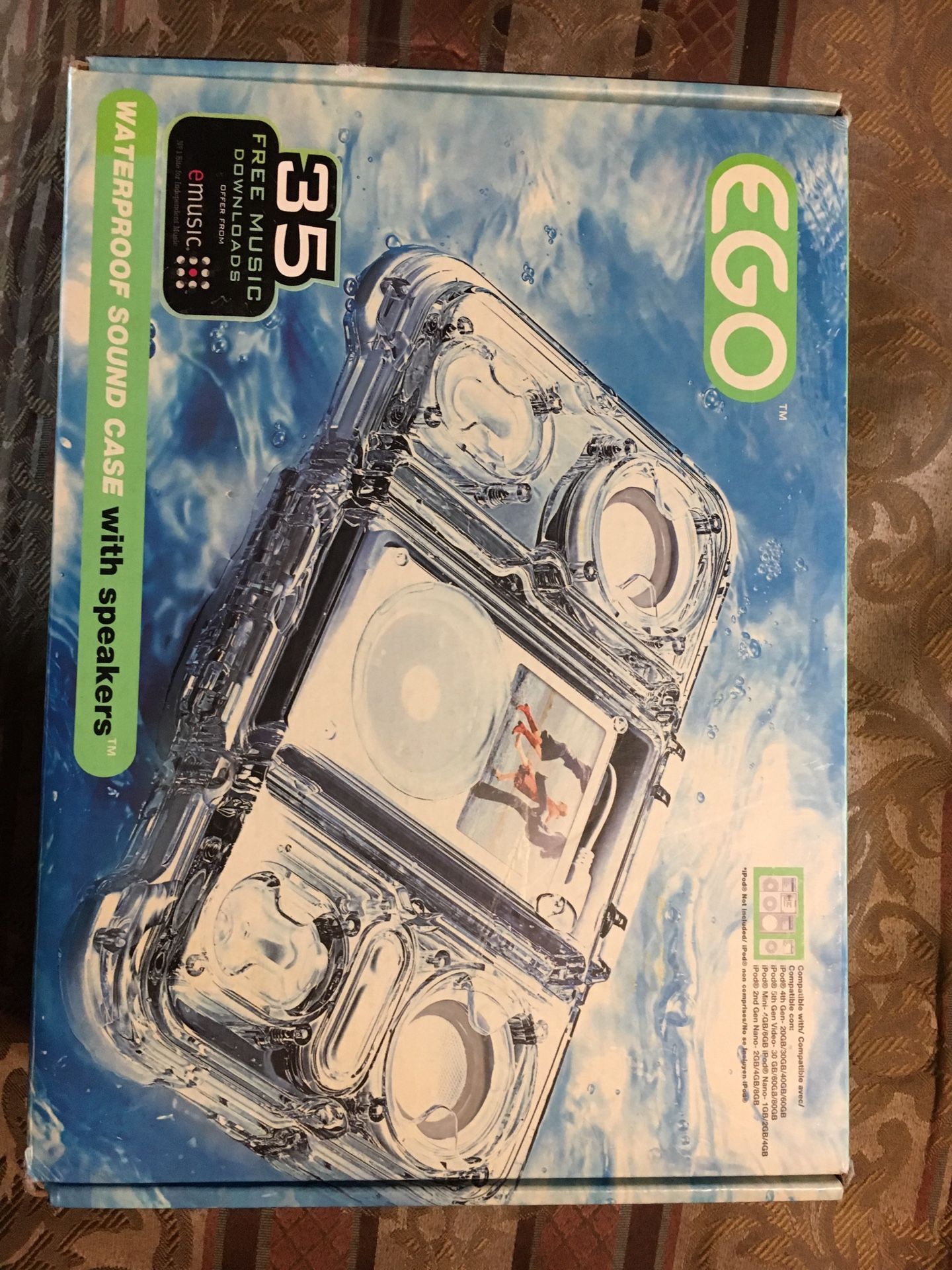 EGO waterproof Sound Case with Speakers