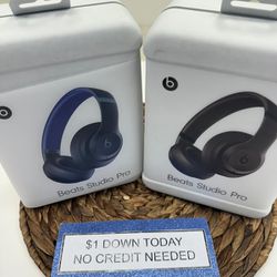 Beats Studio Pro Wireless Headphones - Pay $1 Today To Take It Home And Pay The Rest Later! 