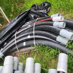 NEW - 4"  90 degree 60 inch radius fiberglass 