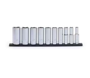 Husky 3/8 in. Drive Deep SAE Socket Set (10-Piece)=Tools-689