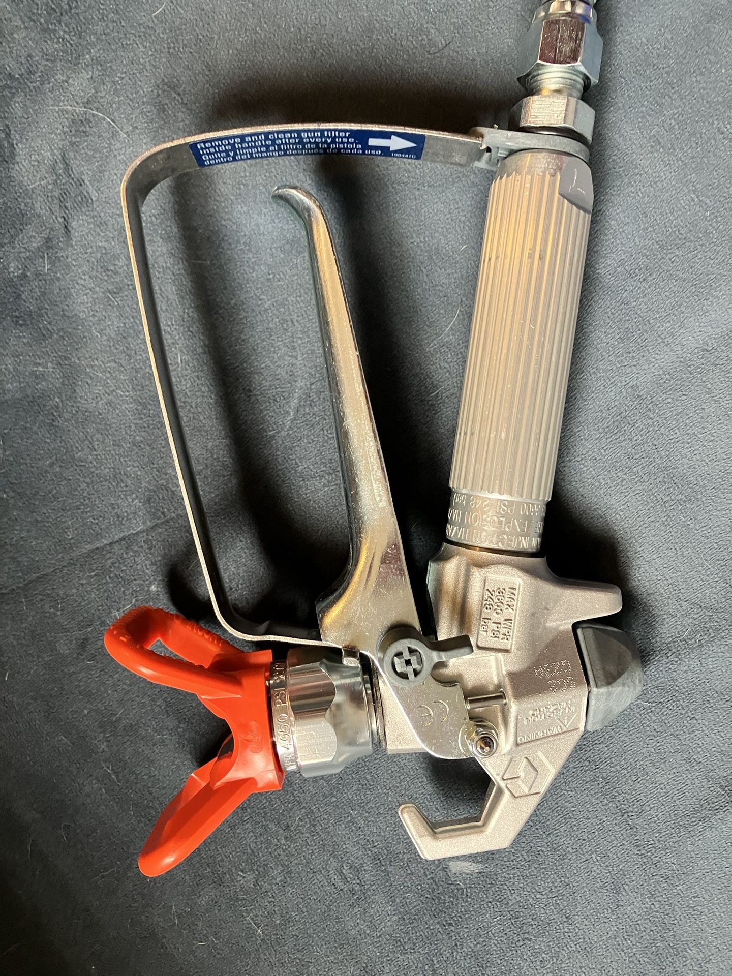 Graco SG2 Sprayer Gun w/ RAC515 Sprayer Tip And 25’ 1/4” Hose for Sale