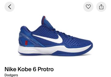 Nike Kobe 6 Dodgers SZ 11M & 12M