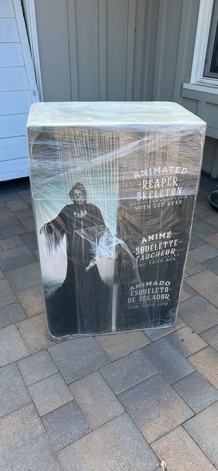 10ft Animated Halloween Reaper with Lights and Sound Effects
