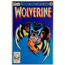 WOLVERINE #2 COMIC BOOK, MARVEL COMICS LIMITED SERIES 1982 MILLER 1ST FULL YUKIO