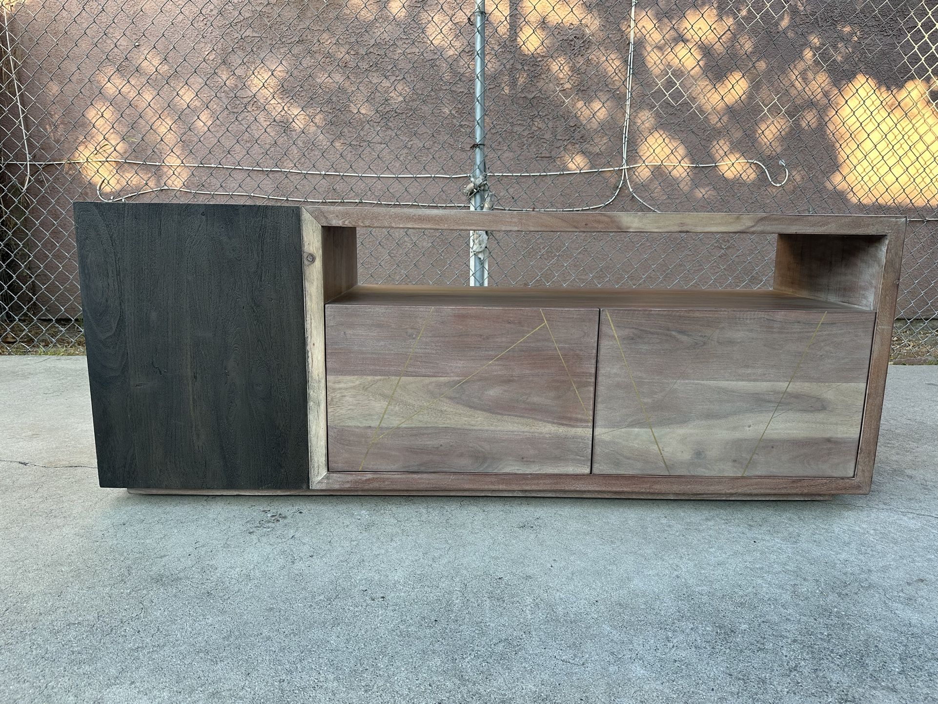 Timtam Media Console Entertainment Center Tv Stand Cabinet Sideboard Credenza.