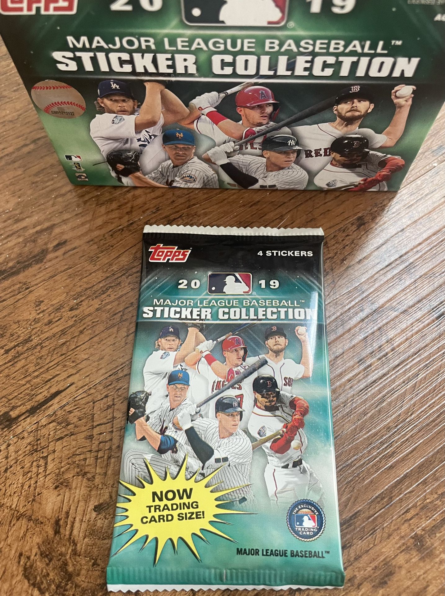1 factory Sealed Pack 2019 Topps MLB Baseball Sticker Collection - 4 sticker cards per pack  Fernando Tatis Jr.  rookie - San Diego Padres RC? 