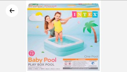 Brand new intex baby pool