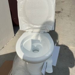 RV Foot flush Toilet  20” High profile HDPE