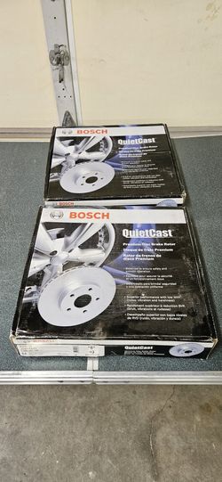 Pair Of New Ford Fusion Bosch Brake Rotors