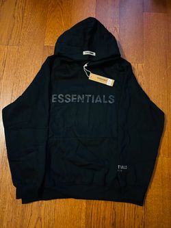 Black Essentials Fear of God Hoodie