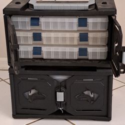 New Husky Lot 2  Storage Organizer Boxes with 6 individual Organizers Containers.