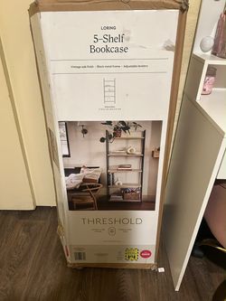 Threshold Loring 5-Shelf Bookcase