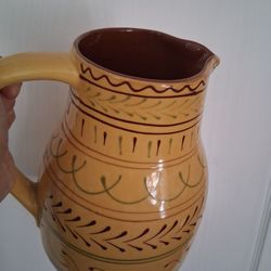BF White Ceramic Pitcher
