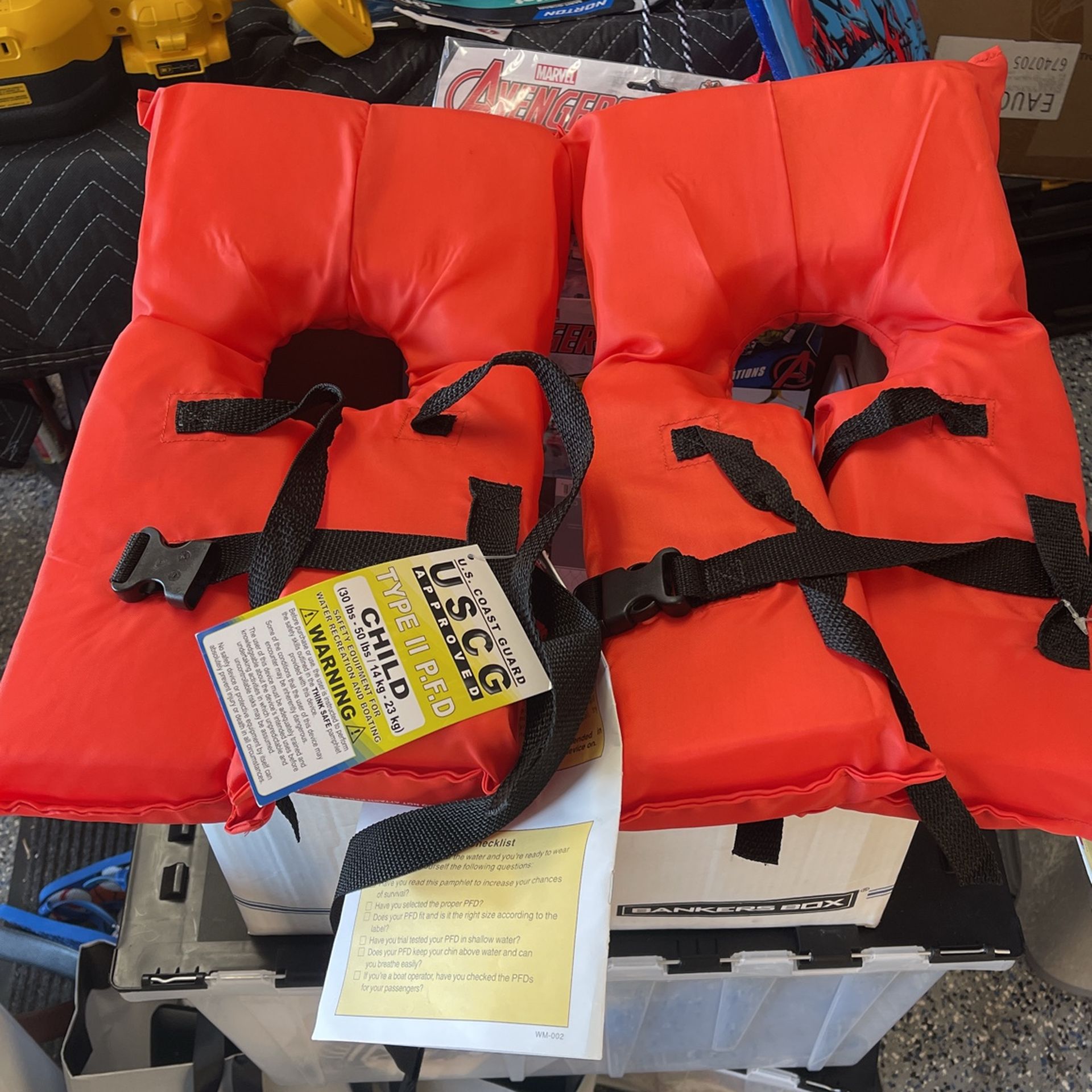 Life Vest Safety Child New Set Of 2