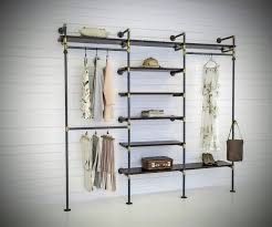 Black Wall Pipe Display Racks