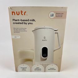 NUTR Milk Maker Plant Based Milk Maker 350ml - Color White - CLEAN!