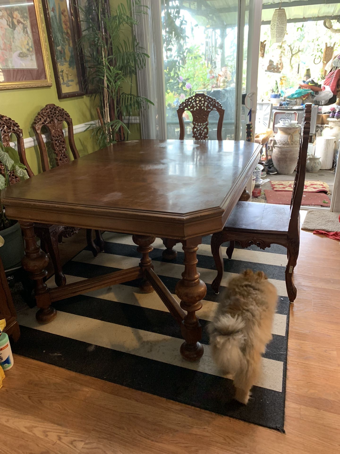 Vintage Dining table and chairs