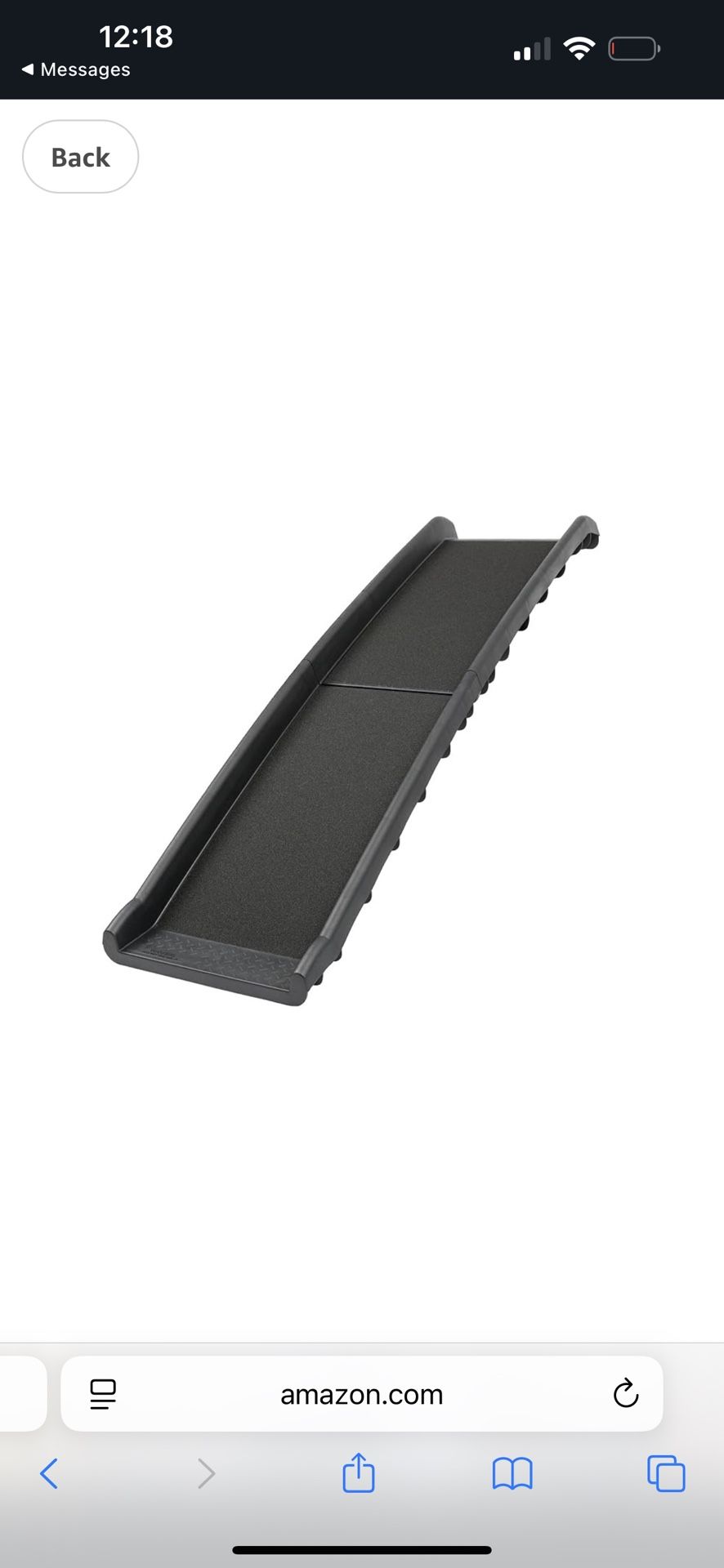 PetSafe Happy Ride Folding Pet Ramp, Portable Lightweight Dog Ramp for Cars, Trucks & SUVs