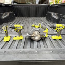 RYOBI ONE+ 18V Cordless 4-Tool Combo Kit