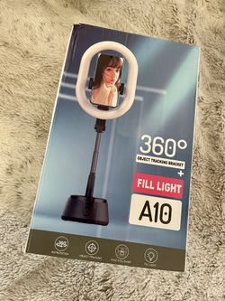 360 Rotating Face Recognition Ring LED light 