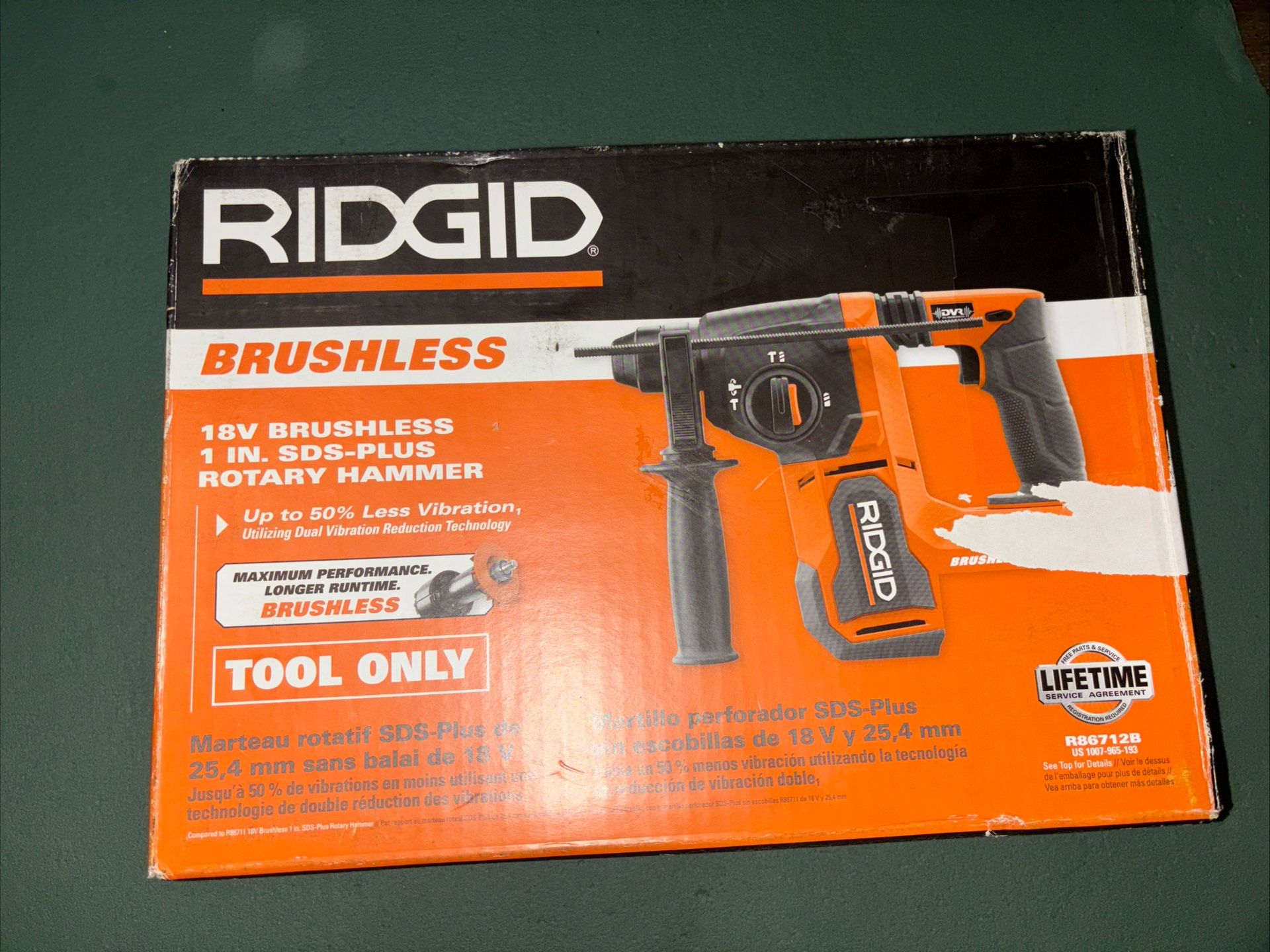 RIDGID TOOL LIKE NEW AND NEW CONDITION(atl only)
