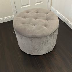 Shoe storage ottoman