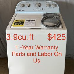 Washer Whirlpool 2in1 Removable Agitator 