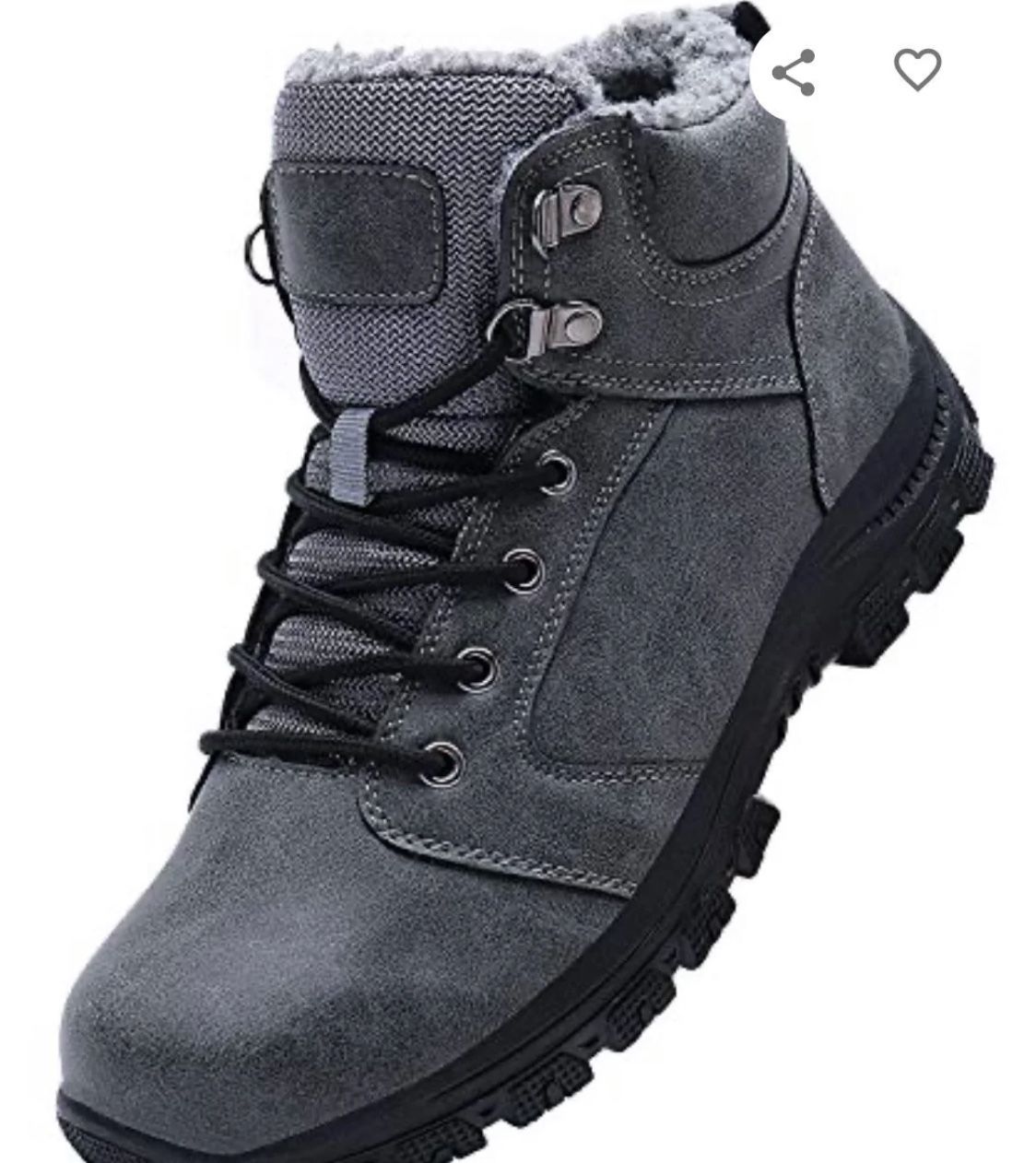 PENGCHENG Men's Snow Boots Winter Warm size7
