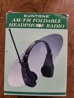 AM/FM Foldable Headphone Radio