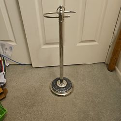 Toilet Tissue Paper Roll Holder Stand
