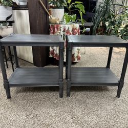 Two Matching Side Tables