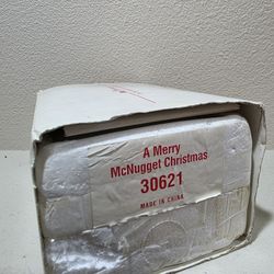 1996 McDonalds McMemories- "A Merry McNugget Christmas (4) Ornaments" MINT!!!