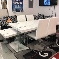 New Dining table 🎉we finance just $39 down payment 