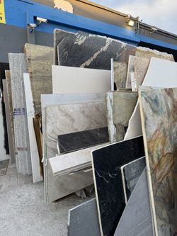 Remnants Of Quartz,Granite,Marble And Quartzite