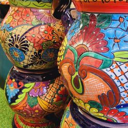 Talavera Pots 🪴🌷Large.We are the #1 Casa Barajas Clay Pots store, in Cypress ca.