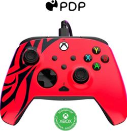 PDP Wired Xbox Controller Red Black
