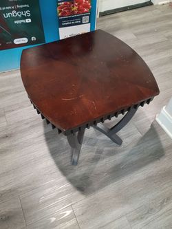 2 Wooden tables for lamp $100 each