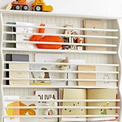 Pottery Barn Kids Catalina Bookrack in Simply White