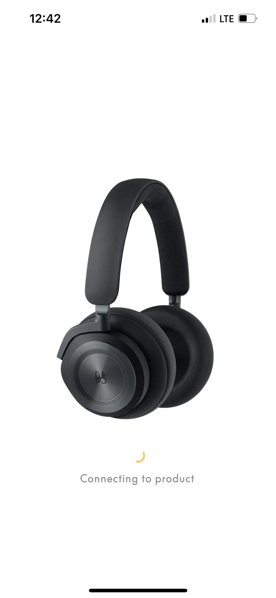 Black Bang & Olufsen HX30 Noise Canceling Headphones 