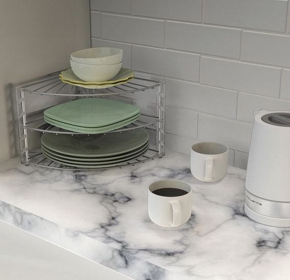3-tier Counter Corner Shelf Organizer