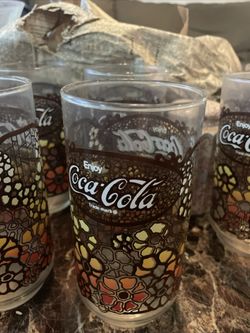 Vintage Coca Cola Glasses 