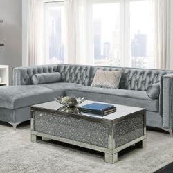 💎 HUGE Blowout Furniture Sale!💎 Brand New Gray Sectional W/ Storage Chaise! $50 Down Takes It Home Today! 
