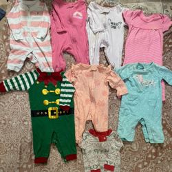 Babygirl Size 3-6M Footies!