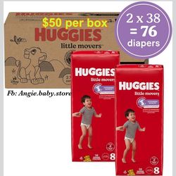 Huggies little movers size 8